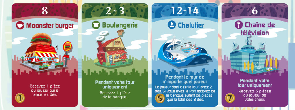 Des cartes de toutes les couleurs